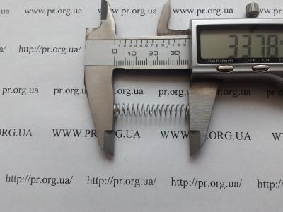 Пружина стиснення 0,5 х 6 х 33,5 (Артикул: S8918)