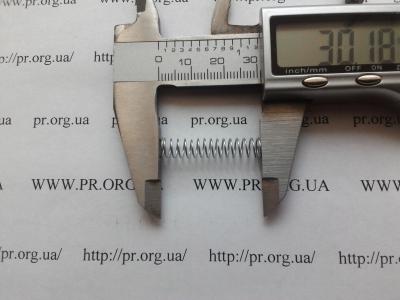 Пружина стиснення 0,5 х 6 х 30,2 (Артикул: S8922)