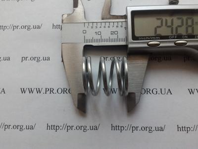 Пружина сжатия 2 х 21,6 х 24 (Артикул: S8923)