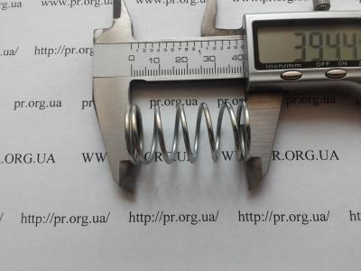 Пружина стиснення 1,6 х 20 х 39,5 (Артикул: S8927)