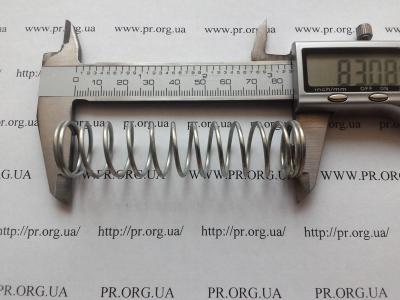 Пружина сжатия 1,5 х 20 х 83 (Артикул: S8928)