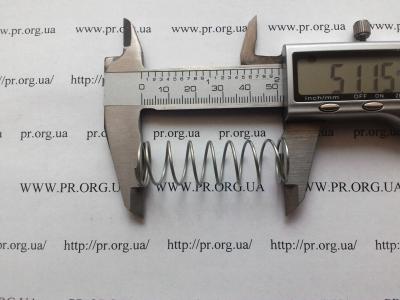 Пружина стиснення 1 х 16 х 51 (Артикул: S8939)