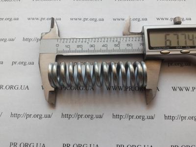 Пружина стиснення 3 х 19,2 х 67,5 (Артикул: S8958)