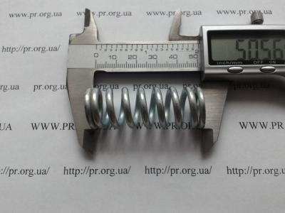Пружина сжатия 3 х 19 х 50,5 (Артикул: S8968)