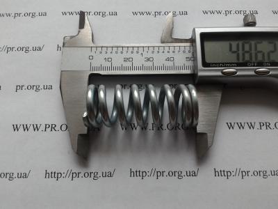 Пружина сжатия 3 х 19,2 х 48,5 (Артикул: S8971)