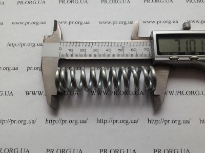 Пружина стиснення 3 х 18,8 х 71 (Артикул: S8976)