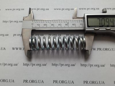 Пружина стиснення 3 х 18,2 х 71 (Артикул: S8977)