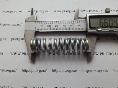 Пружина сжатия 3 х 18,2 х 66 (Артикул: S8979)