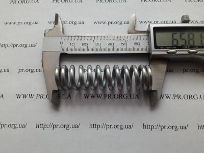 Пружина сжатия 3 х 18,2 х 65,8 (Артикул: S8980)