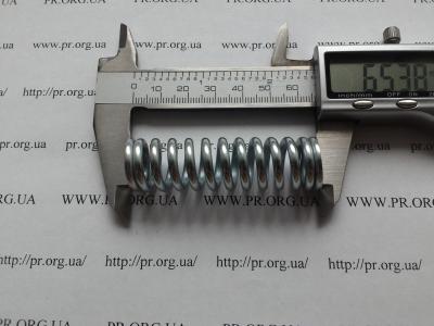 Пружина сжатия 3 х 18,2 х 65,5 (Артикул: S8982)