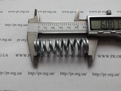 Пружина стиснення 3 х 18,3 х 60 (Артикул: S8986)