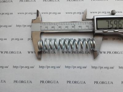 Пружина стиснення 2,5 х 16,4 х 76 (Артикул: S9001)