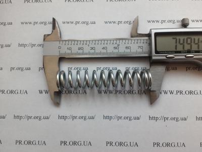 Пружина стиснення 2,5 х 16,2 х 75 (Артикул: S9003)