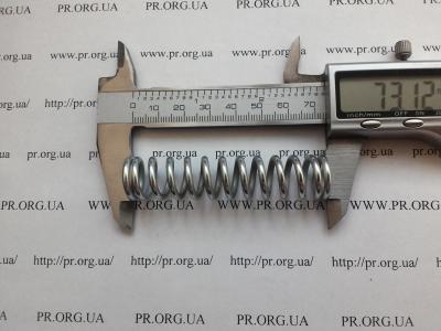 Пружина стиснення 2,5 х 16,4 х 73 (Артикул: S9004)