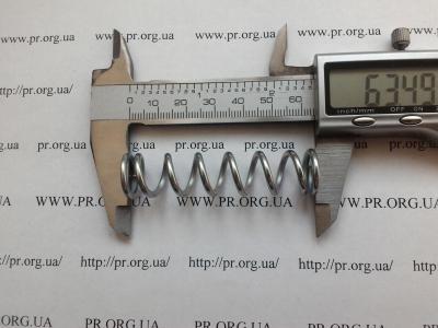 Пружина стиснення 2,2 х 15 х 63,5 (Артикул: S9011)