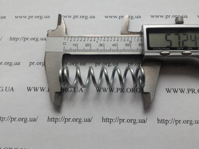 Пружина стиснення 2,2 х 15 х 57 (Артикул: S9021)