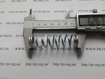 Пружина стиснення 2 х 18 х 62,5 (Артикул: S9024)