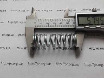 Пружина сжатия 2 х 18 х 57,5 (Артикул: S9025)