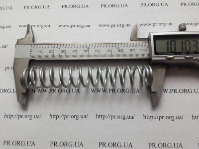 Пружина стиснення 2 х 17 х 101 (Артикул: S9033)