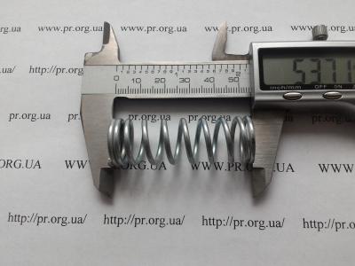 Пружина стиснення 2 х 17,7 х 53,5 (Артикул: S9036)