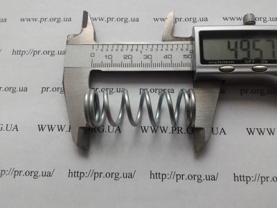 Пружина стиснення 2 х 17,5 х 49,5 (Артикул: S9038)