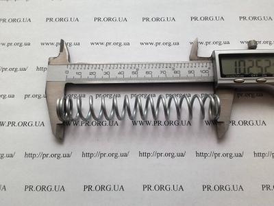 Пружина стиснення 2 х 16,8 х 102,5 (Артикул: S9042)