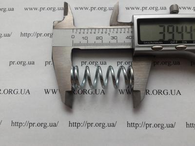 Пружина стиснення 2 х 15 х 39,5 (Артикул: S9056)