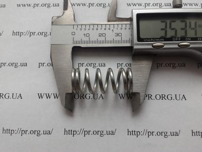 Пружина стиснення 2 х 15,4 х 35 (Артикул: S9059)