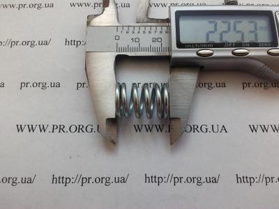 Пружина стиснення 2 х 15 х 22,5 (Артикул: S9061)