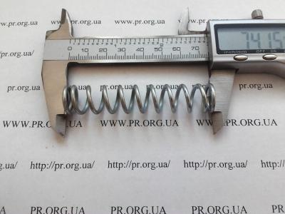 Пружина стиснення 2 х 14,8 х 74 (Артикул: S9062)