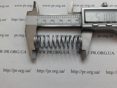 Пружина сжатия 1,6 х 15 х 51 (Артикул: S9073)