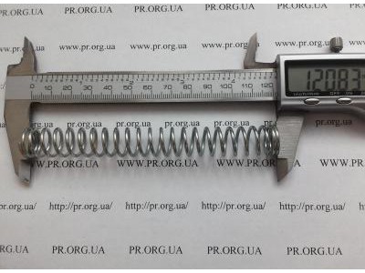 Пружина стиснення 1,6 х 14,6 х 120,8 (Артикул: S9076)