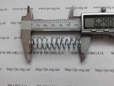 Пружина сжатия 1,6 х 14 х 63 (Артикул: S9077)