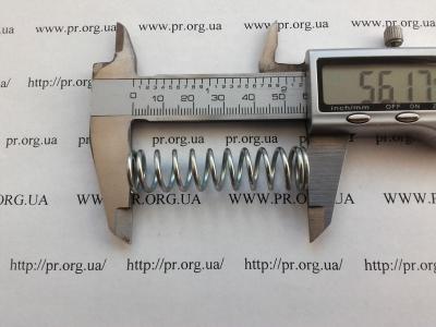 Пружина сжатия 1,6 х 13,8 х 56 (Артикул: S9083)