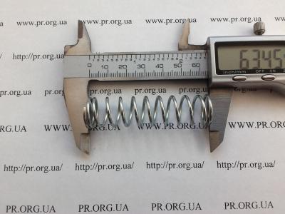 Пружина стиснення 1,5 х 16,2 х 63,5 (Артикул: S9084)