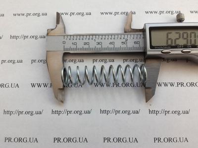 Пружина стиснення 1,5 х 15,2 х 63 (Артикул: S9085)