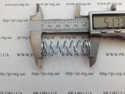 Пружина сжатия 1,5 х 14,8 х 51,5 (Артикул: S9090)