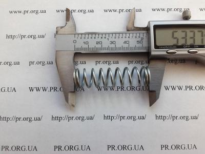 Пружина сжатия 1,5 х 14,4 х 53 (Артикул: S9093)