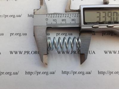 Пружина стиснення 1,5 х 14 х 34 (Артикул: S9095)