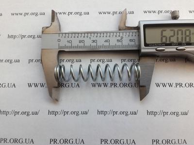 Пружина сжатия 1,5 х 13,4 х 62,1 (Артикул: S9098)