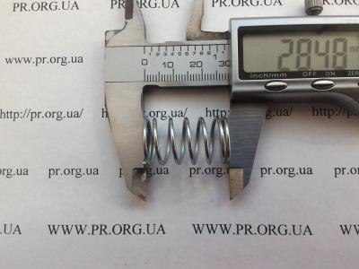 Пружина стиснення 1,3 х 16 х 28,5 (Артикул: S9108)