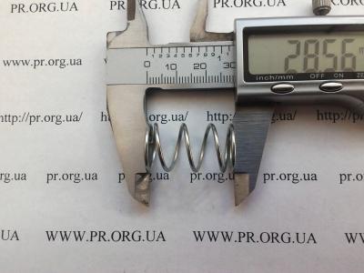 Пружина сжатия 1,3 х 15,8 х 28,5 (Артикул: S9109)