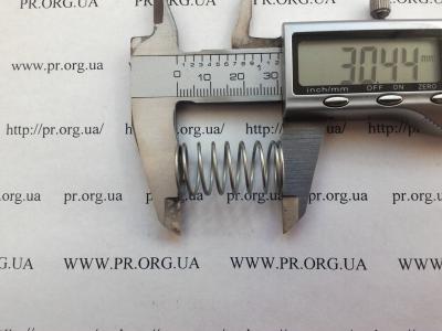 Пружина стиснення 1 х 15,5 х 30,5 (Артикул: S9115)