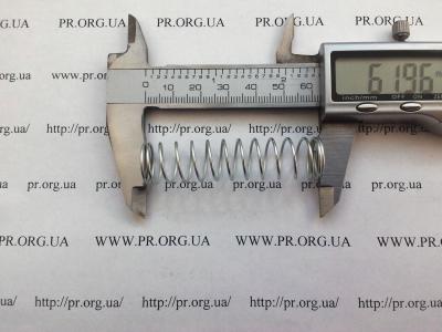 Пружина сжатия 1 х 14,3 х 62 (Артикул: S9117)