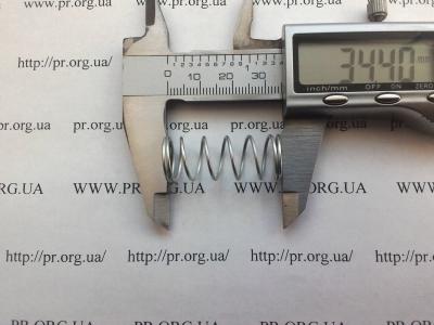 Пружина сжатия 1 х 13,7 х 34 (Артикул: S9121)