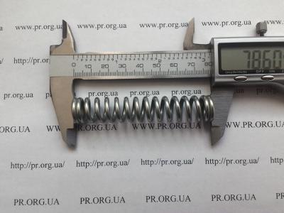 Пружина сжатия 2,5 х 14,8 х 78,5 (Артикул: S9126)
