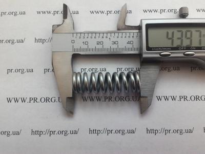 Пружина сжатия 2,5 х 14 х 44 (Артикул: S9129)