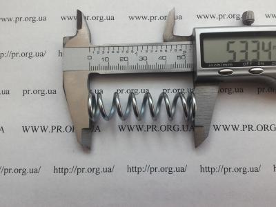 Пружина стиснення 2,2 х 14,7 х 53,3 (Артикул: S9131)