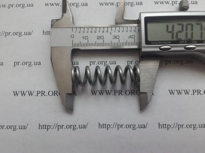 Пружина стиснення 2,2 х 13 х 42 (Артикул: S9132)