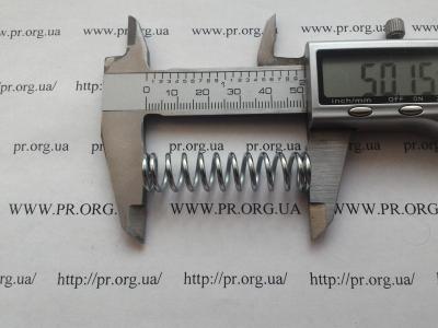 Пружина стиснення 1,6 х 12,2 х 50 (Артикул: S9150)